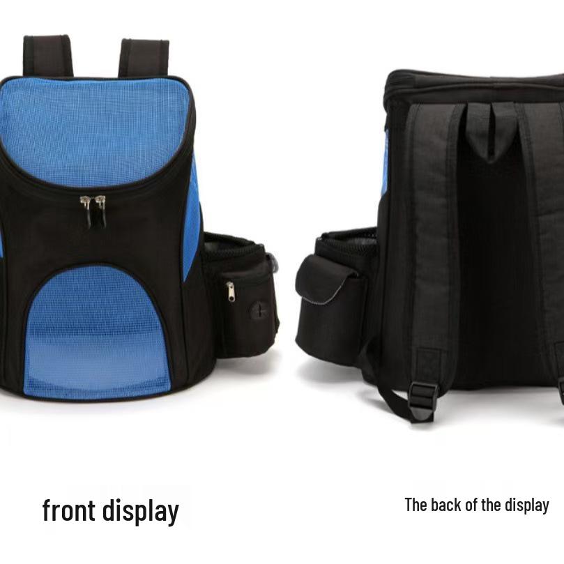 Portable Double Shoulder Pet Backpack Carrier for Dogs and Cats