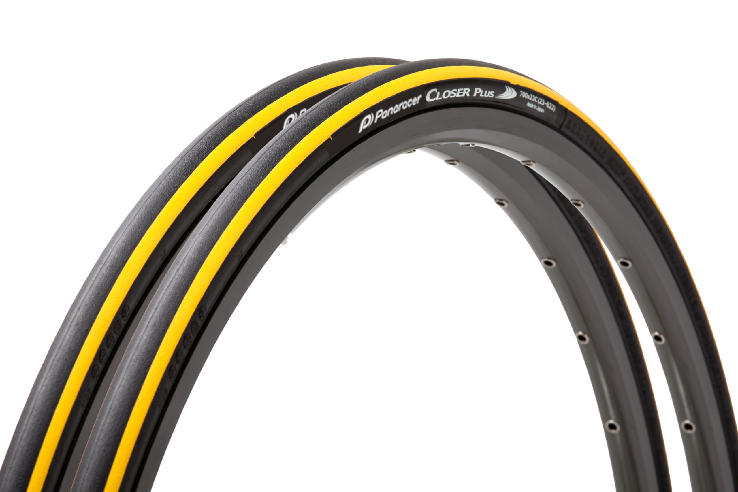

Panaracer Closer Plus 700x25C Clincher Wheels, Black/Yellow Line, F725-CLSP-Y