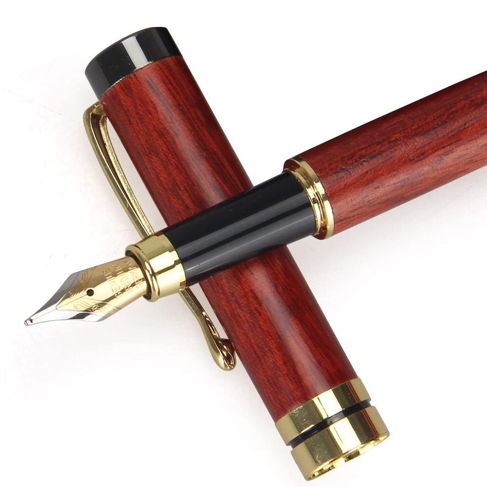 

Гладкая перьевая ручка для письма Черная классическая ручка Элегантный дизайн Ручка Офис