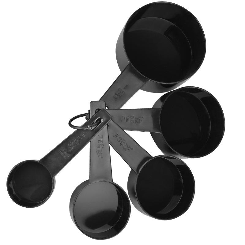 Plastic Measuring Spoon & Cup Set with Scale, 10-Piece Kitchen Baking Tools