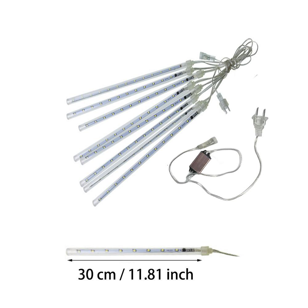 50/30cm EU Plug Led Light Outdoor Meteor Shower Rain Lights Garden Decor Outdoor Street Garland New Year Christmas Decoration