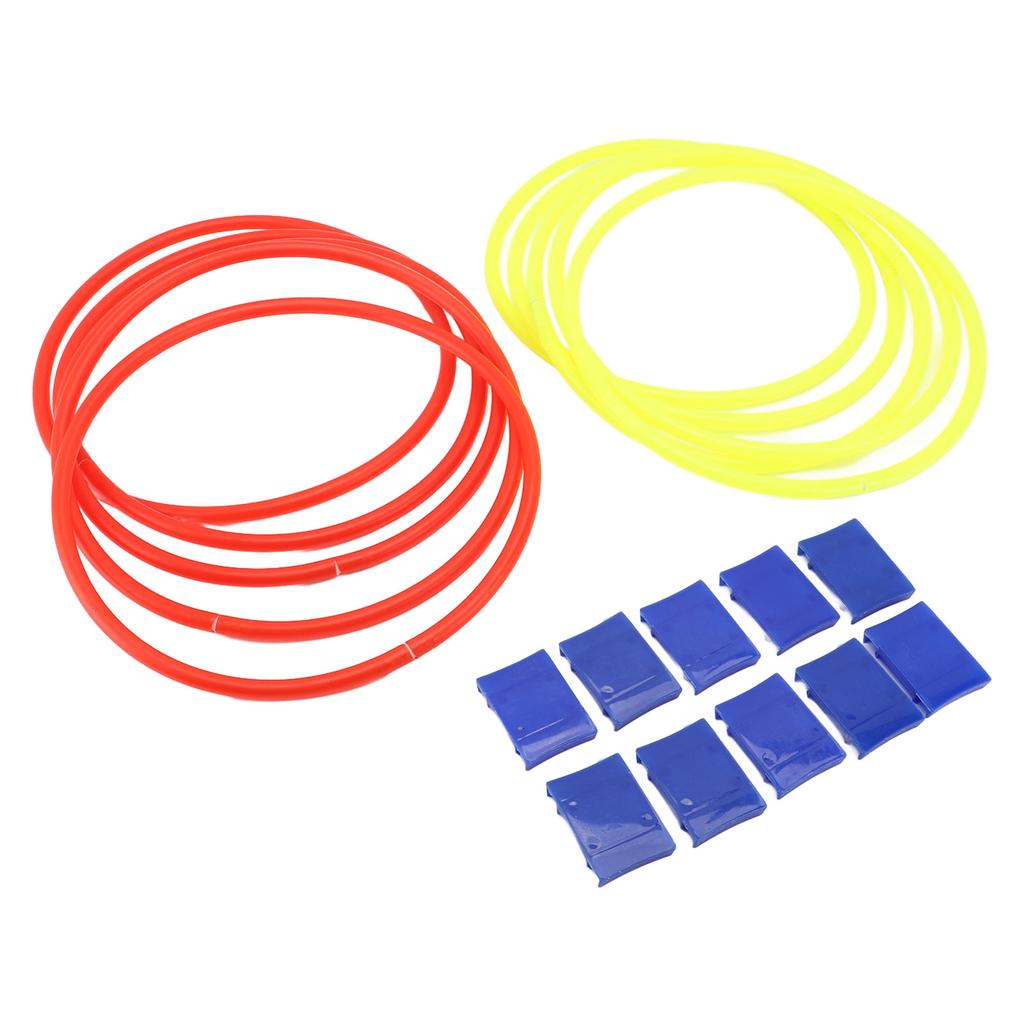 Outdoor Ring Game with 10Pcs Rings Connectors 28cm Improved Balance Enhanced Coordination Ring Game
