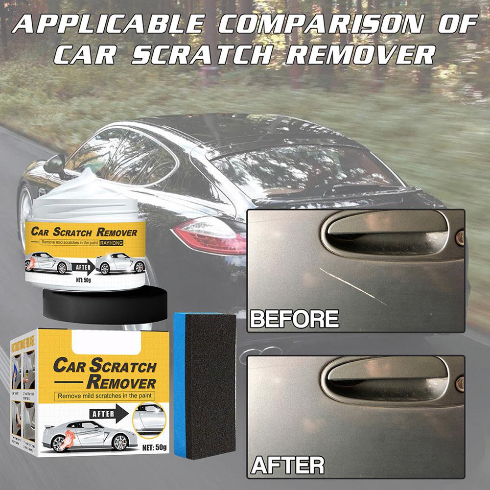 Car&Motorcycle Scratch Repair Paste Kit Repairs Metal/Plastic Surfaces, Protective Layer Polishing & Stain Removal Forms D5W7