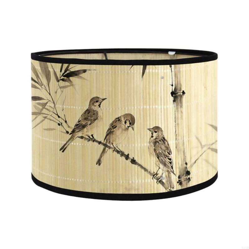 E27 Bamboo Lampshades Wall Light Cover Table Light Shade Elegant Decorative Lighting Accessories Enduring M4YD