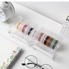 Household Convenience Creative Cutter Set Tape Dispenser Transparent Holder Storage Box Office Washi Tapes Organizer Accessories