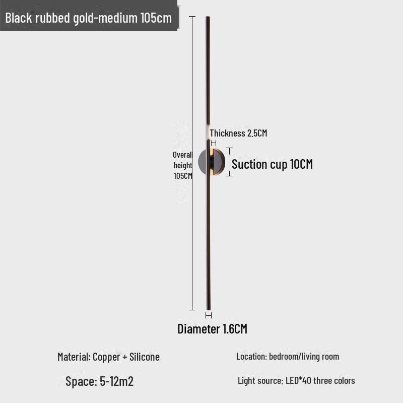 LED Minimalist Modern Wall Lamp for Bedroom/Living Room