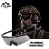 TAILOR JAPAN Extra Thick Shooting Airsoft Tactical Sports Polarized Set of 3 Glasses, Goggles, Goggles, Sunglasses, Eyewear, Polycarbonate, Lenses,