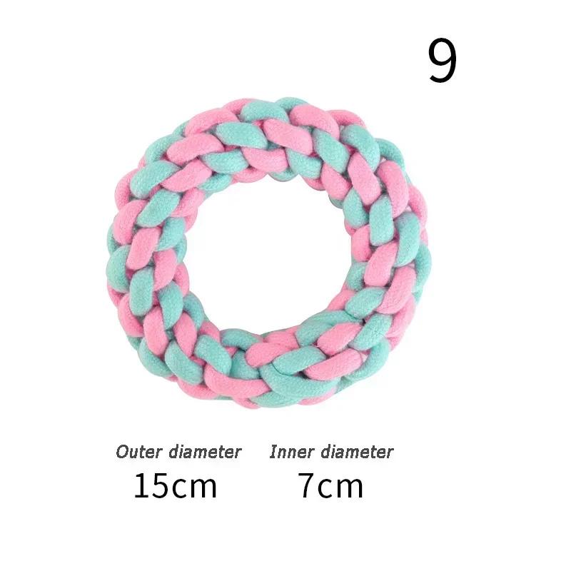 1pcs Pet Chewing Toys Mini Pet Teeth Cleaning Interactive Toy Cotton Rope Bite Resistant Anti Swallowing Dog Toys Dog Supplies