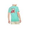 Nike Printed Sports Crew Neck T-Shirt Men Tops Green DD1261-307