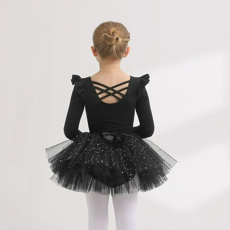 Children's Dance Clothes, Pure Cotton, Purple, Summer Sleeveless, Girls' Practice Clothes, Little Girls' Dance Clothes, Children's Tutu