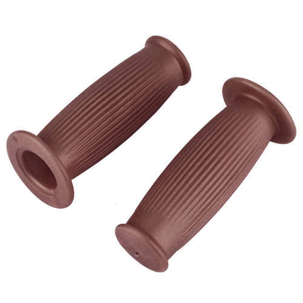 KIMISS 1 Pair 1in/25mm Universal Handlebar Grips, Left & Right Comfortable Motorcycle Vintage Style
