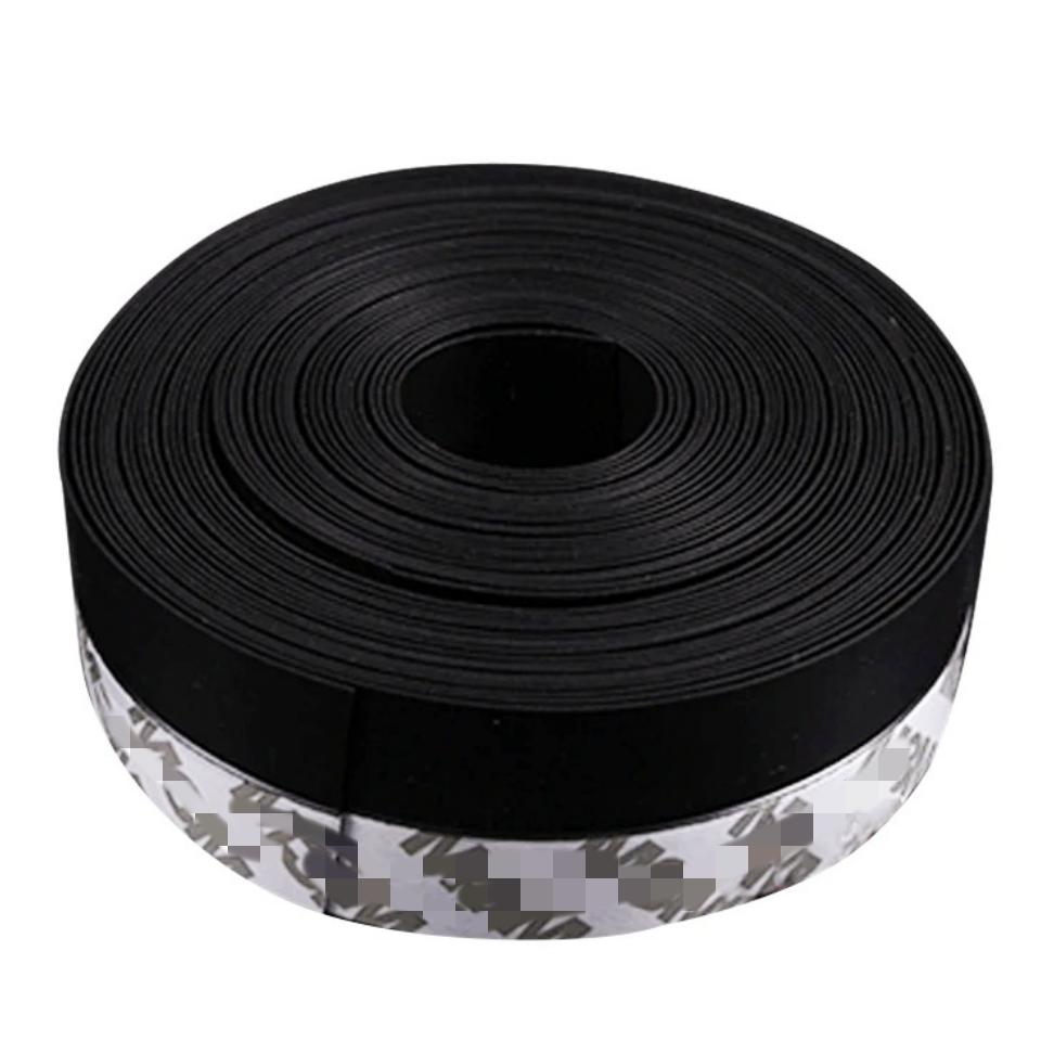 5M/10M Door Bottom Seal Strip Weather Window Rubber Seal Weatherstrip Windproof Dust Self Adhesive Door Windshield Sealing Tape
