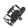 For BMW R1250GS Crash Bar Mount CNC Cup Holder Water Bottle Cage Bracket Black