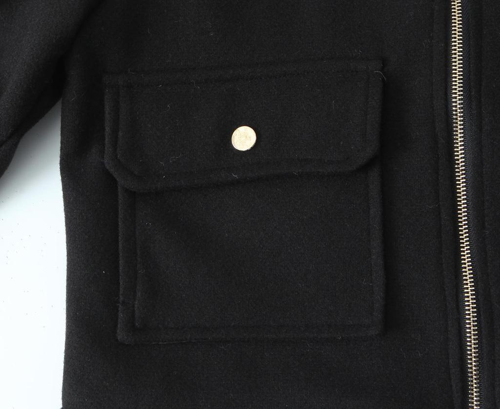 TAOP&ZA Early Spring Soft Jacket with Zipper Detail and Turn-Down Collar, Long Sleeve, Short Outerwear