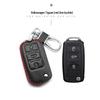 Key Case for Volkswagen: Compatible with 2017+ Magotan, Golf B8, Passat, Tiguan, Lavida, Bora - Genuine Leather