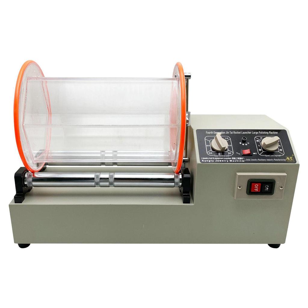 Compact Automatic Polishing Machine for Jewelry, Gems, and Metal - Precision Finish and Timing