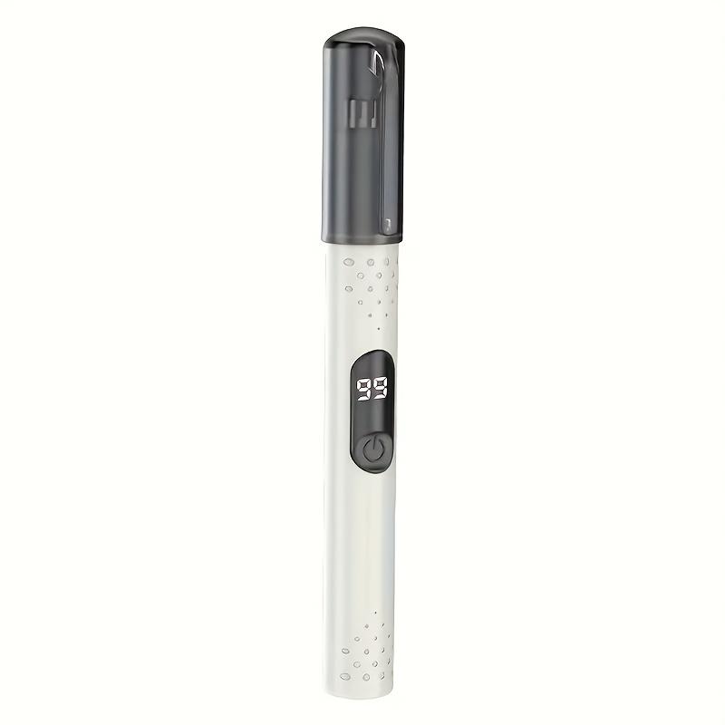 Professional Men's and Women’s, Painless Eyebrow, Nose & Hair Trimmer with Mini USB Rechargeable Lithium Battery – Smart Digital Power Display Cord