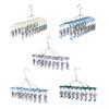Edelstahl Kleiderständer Sockenhalter Mit 20 Clips Winddicht Multi Clip Wäscheständer Für Unterwäsche Socken Balkon Aufbewahrungsständer