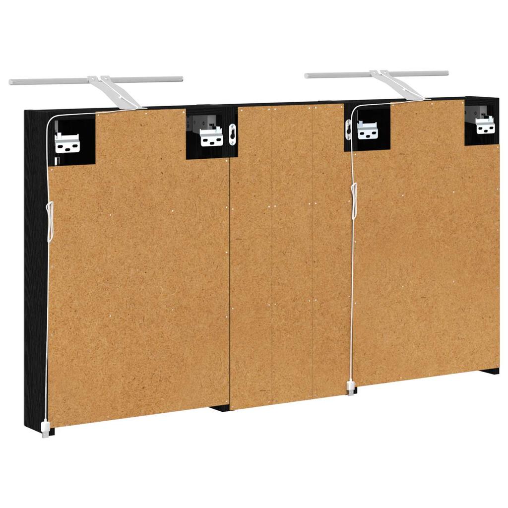 Bathroom Cabinet Set 3 Pcs 110 X 10.5 X 60.5 Cm Engineered Wood