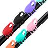4PCS/Pack Lure Hook Keeper High Elastic Silicone Bait Hook Holder Mini Lightweight Non-slip Lure Holder