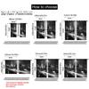 Black White Cursor New York City Night Scene Urban Life Brooklyn Manhattan Suitable Bedroom Living Room Dining Curtains Set Of 2 Made Polyester