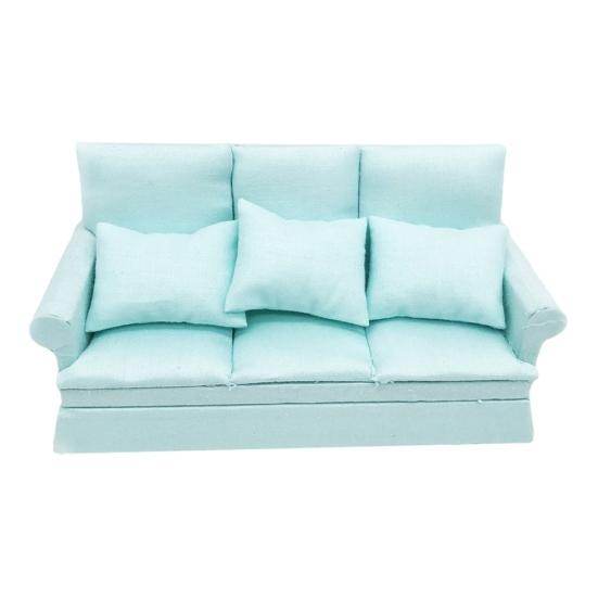 1/12 Mini Doll House Simulation Sofa Living Room Model Decoration Kids Toy Gift