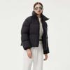 Tanboer Women's Short Stand Collar Puffer Down Jacket
