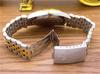 REGINALD Brand Mens Dress Style Business Watch Steel Wristband Golden Men Quartz Watch Valentine's Day Present For Man