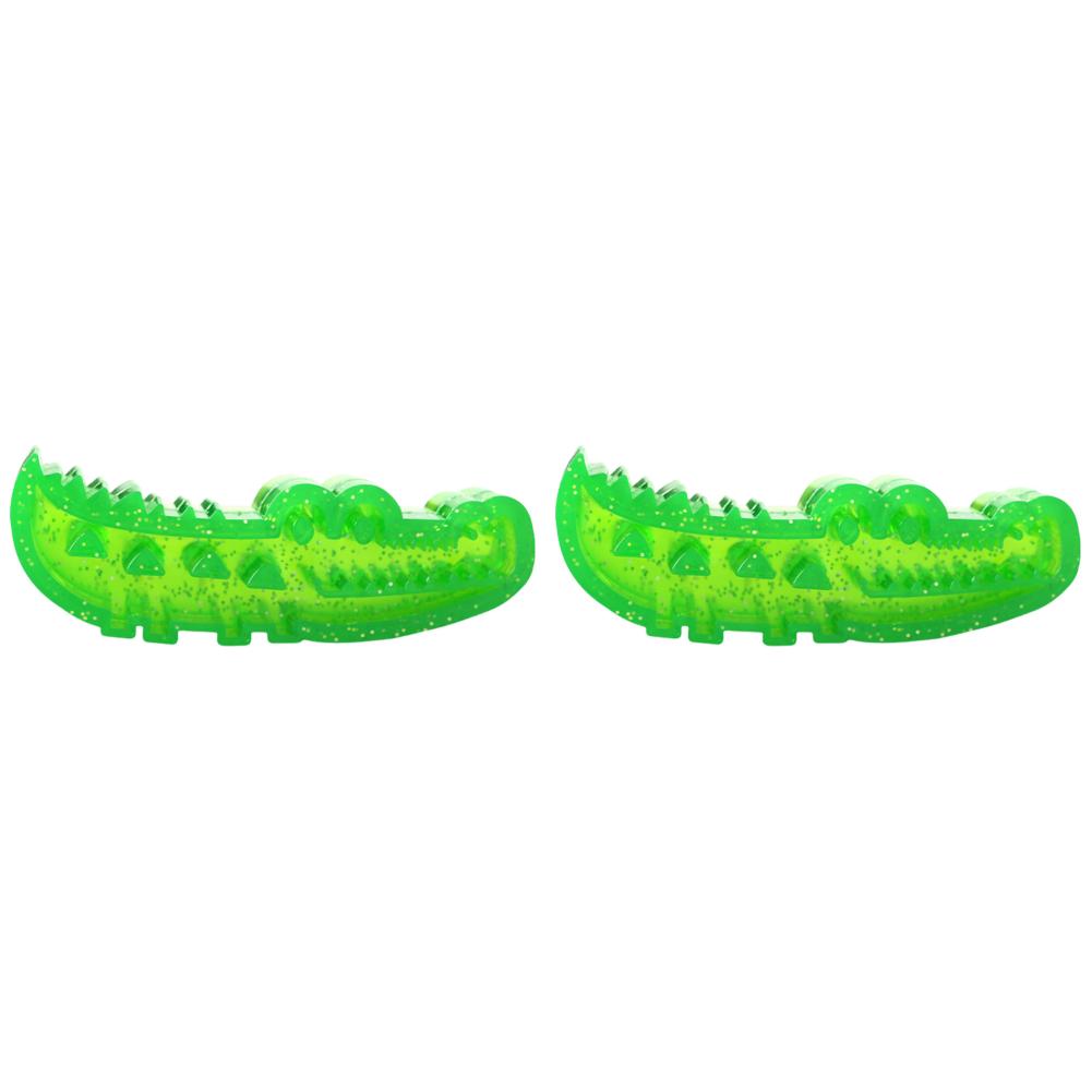 Cute Chew Toys Crocodile Interactive Dog Toy Chew-Resistant Teeth Grinding Supplies Natural Rubber Pet Products
