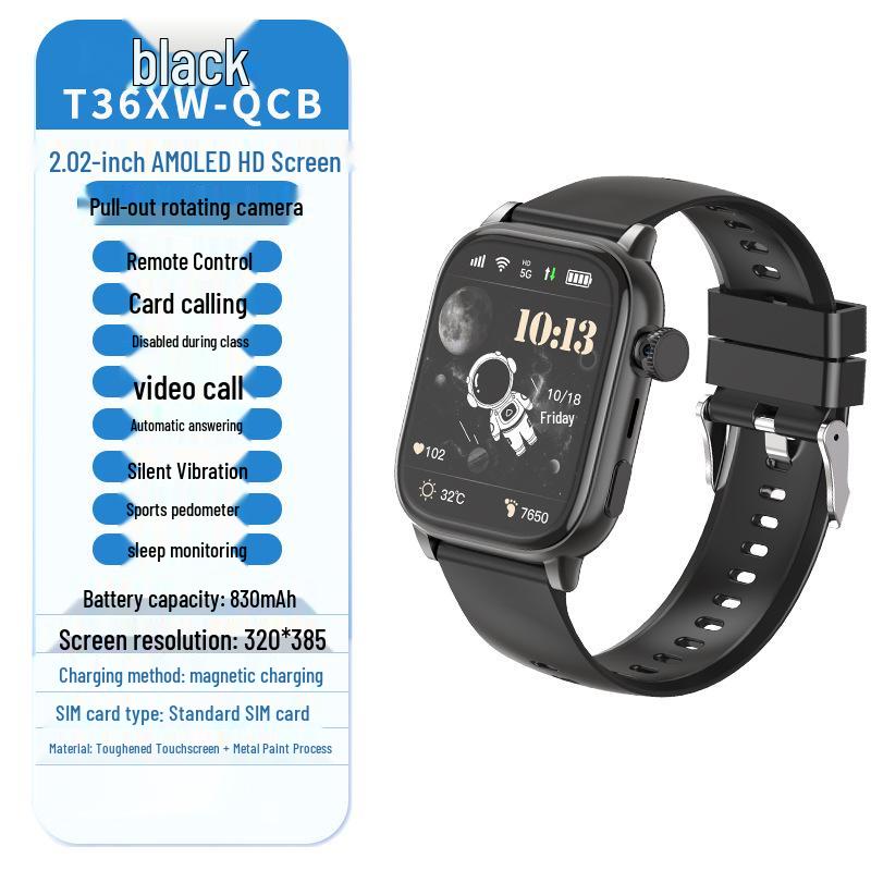 Middle School Student Smartwatch: Kids' Video, GPS, SIM Dual Call.