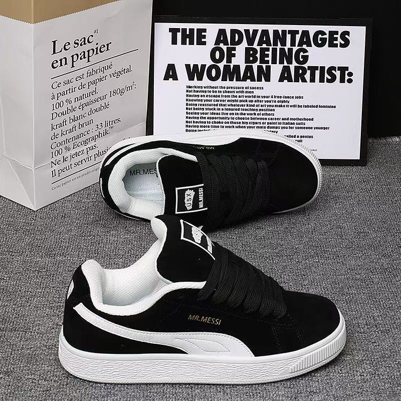 Casual Board Shoes Retro Fashion Versatile Casual Shoes Classic Low-top Comfortable Versatile Bread Shoes Women