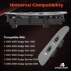 56049805AB Master Power Window Switch And Bezel(Driver & Passenger Side) Compatible With 2002-2009 Dodge Ram1500 2500 3500,2001-2004 Dodge
