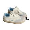 Cute puff bear pattern board shoes women's new spring versatile little white shoes retro thick sole