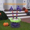 Inflatable Pvc Witch Ice Bucket For Halloween With Cold Drink Dispenser Toy