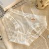 Ultra-Thin Ice Silk Women's Low-Waist Seamless Panties with Antibacterial Cotton Crotch