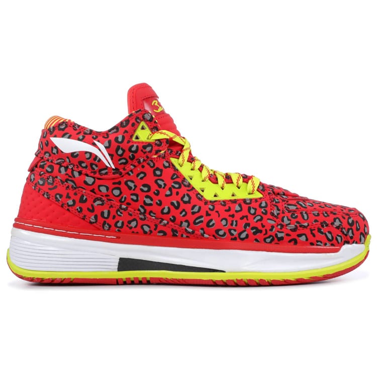 Li Ning WOW 2 Way Of Wade 2 Low Top Basketball Shoes Men's Red Yellow White ABAH017-14