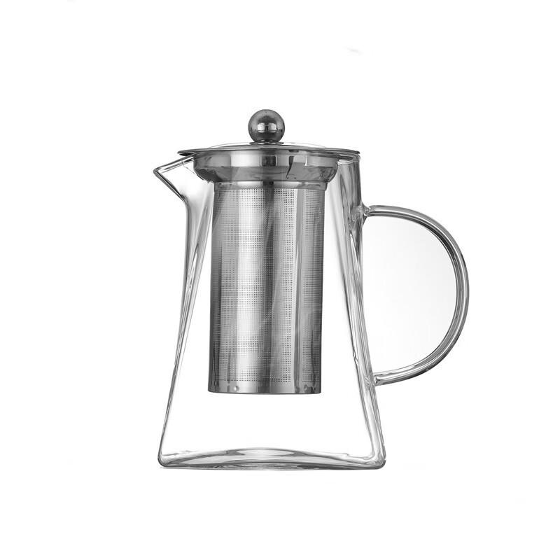 De'ou Xingguang Glass Teapot with Stainless Steel Infuser