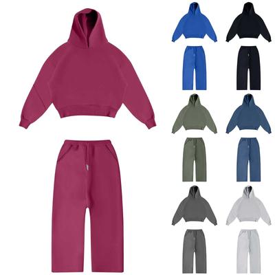 Modischer, vielseitiger, lässiger Kapuzenpullover für Herren und Damen, Sweatshirthose, zweiteiliger Sweatshirtanzug für den Alltag