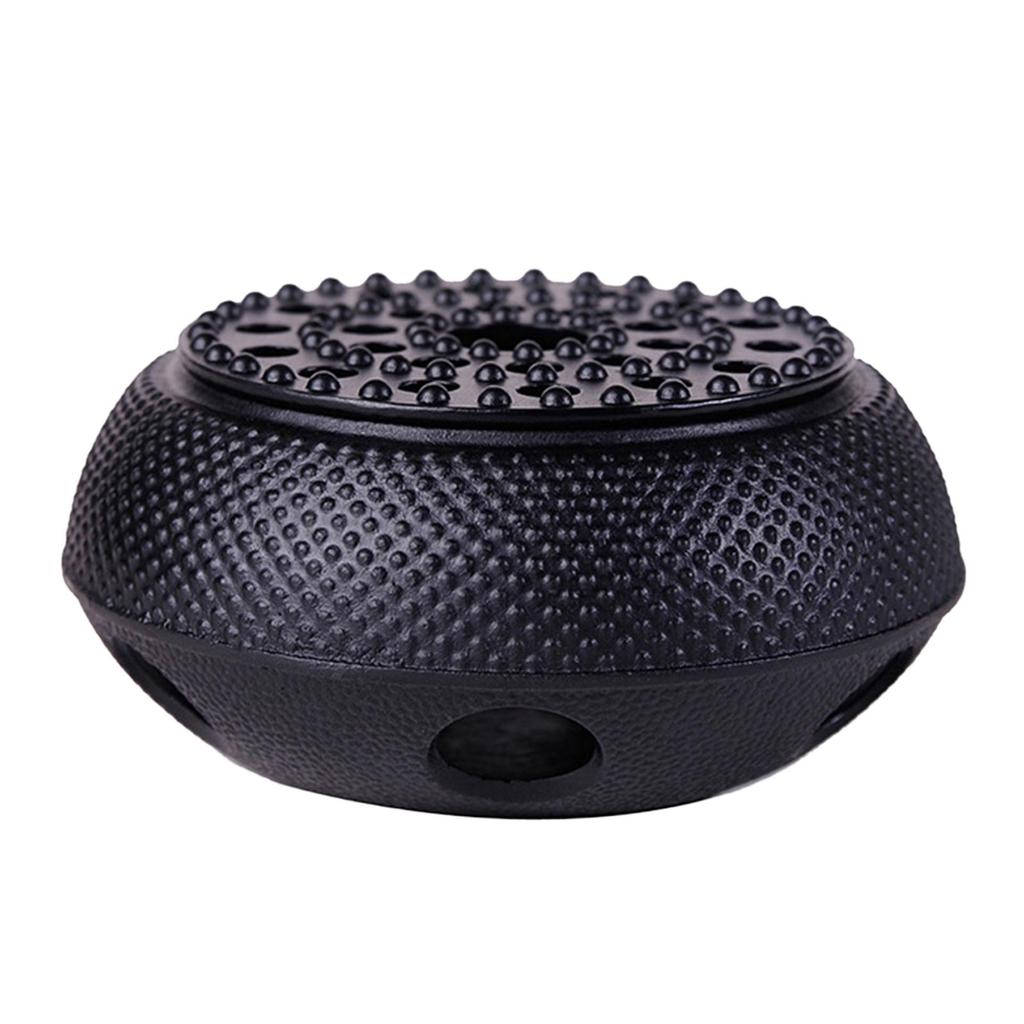Small Dot Cast Iron Teapot Warmer Stove Heating Base, Tea Pot Holder