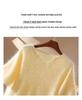 2026 A/W Women's V-Neck Cashmere Wool Knit Short Sleeve Sweater