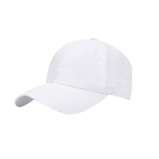 Women Baseball Cap, Adjustable Elastic Straps Quick-Drying Sun Hat, Criss-Cross Ponytail Design Baseball Hat for Running Yoga Hiking