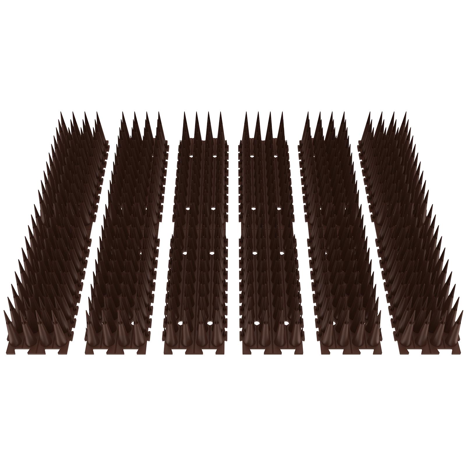 

6/12/24 шт. Шипы отпугиватели птиц Антиголуби Антиптицы Защита от лазания белок Отпугиватель кошек Настенные Садовые Шипы для забора Уличные