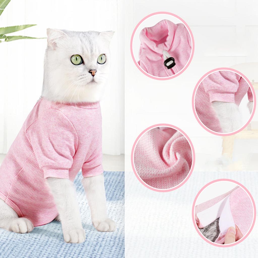 Μαλακή Φόρμα Ανάρρωσης Για Γάτες Μετά Από Χειρουργείο Άνετη Αναπνέουσα Αποτρέπει το Γλείψιμο Επιταχύνει τη Διαδικασία Επούλωσης Για Μικρές Γάτες