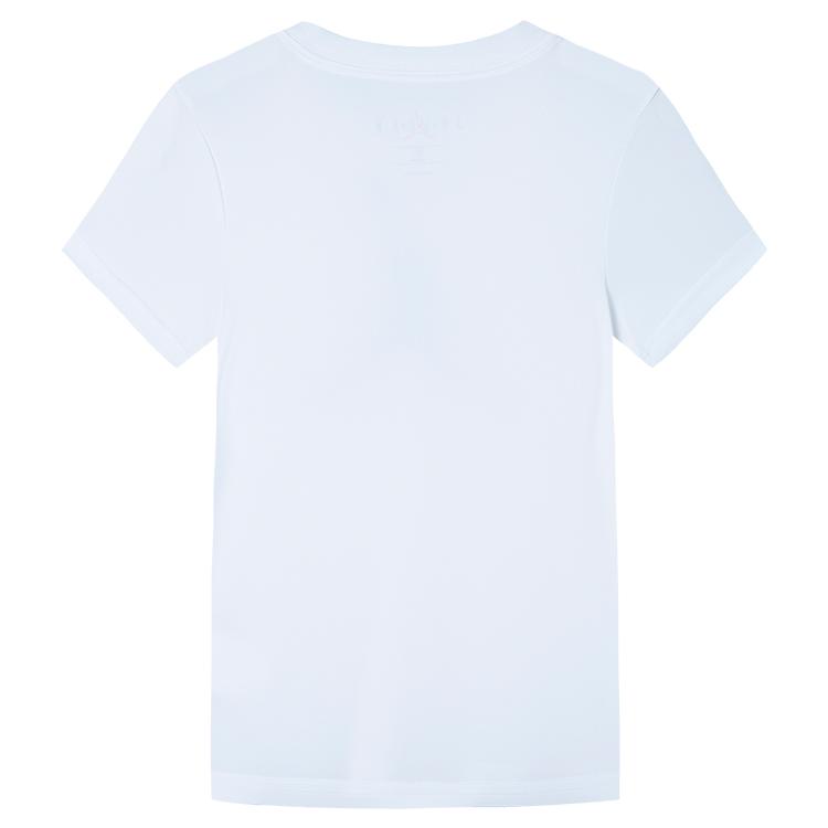 Jordan Loose Fit Quick-Dry Sports T-Shirt Kids Tops White JD2022056PS-001