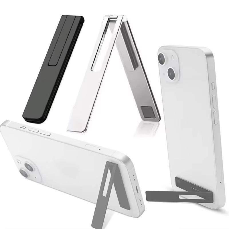 Phone Holder Portable Invisible Ultra Thin Phone Stand For Desktop Tablet Bracket Foldable Cellphone Stand Metal Desktop Holder