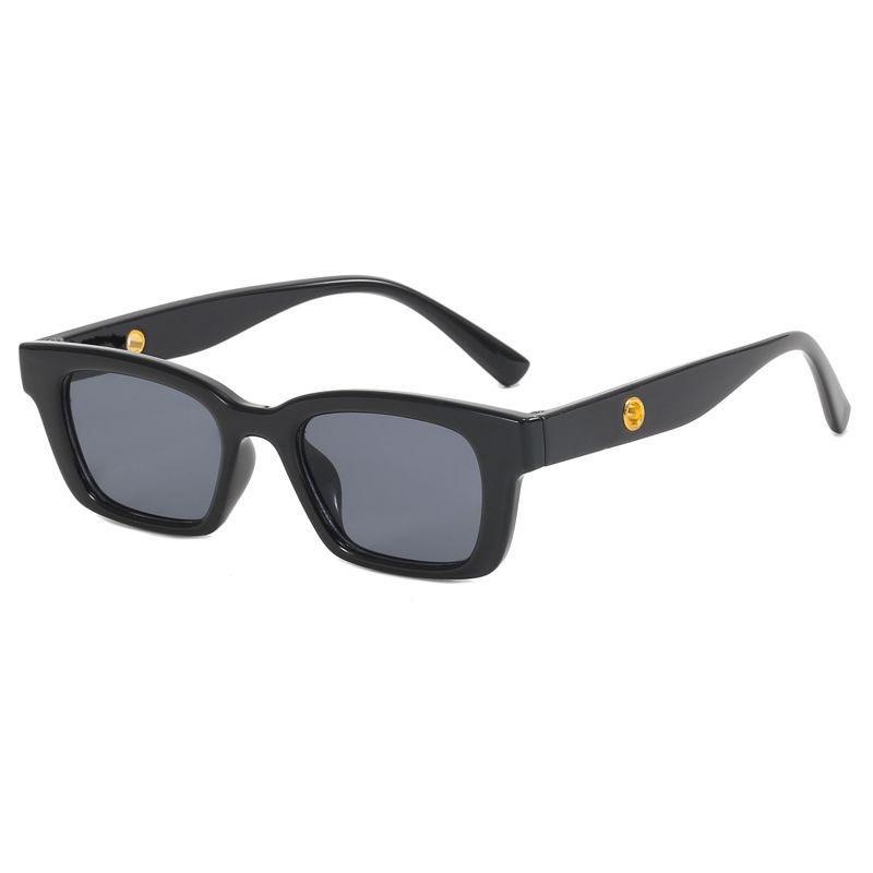 2026 Children's Rectangular Street Photography Baby Sunglasses Trendy Boys And Girls Cool Black Cat Eyes Personalized