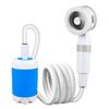 Built-in Battery Camping Shower Pump Rechargeable Shower Head
