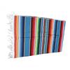 Mexican Table Runner 6.6ft Long 4.9ft Wide Bright Colors Soft Cotton Fringe Cotton Table Runner for Party Decoration
