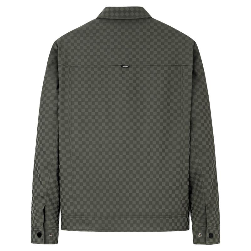 Dancing with Wolves Men's Padded Checkerboard Workwear Jacket