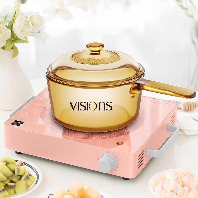 

Corning VISIONS 1.6L Single-Handle Glass Soup Pot